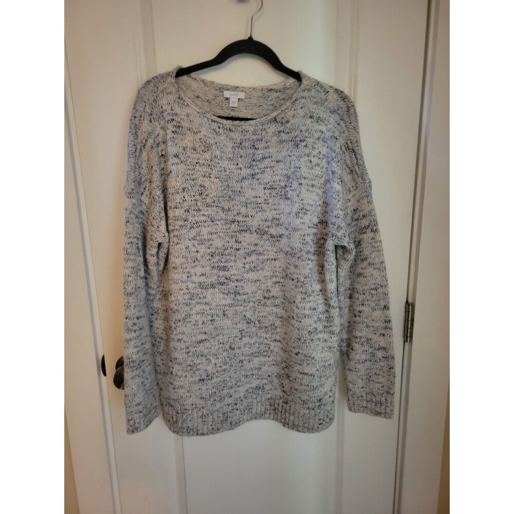 Pure Jill Light Blue Knit Beachy Coastal Summer Sweater Sz M